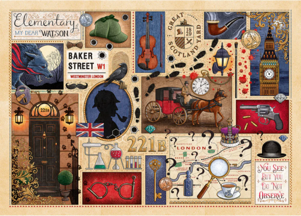 Book Club Sherlock Holmes 1000 Piece Puzzle