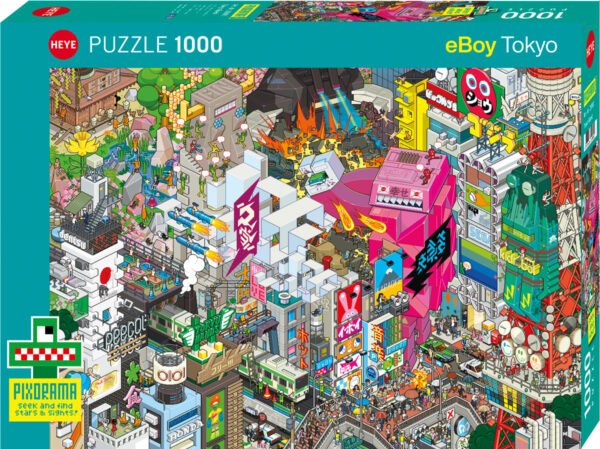 Eboy Tokyo Quest 1000 Piece Puzzle