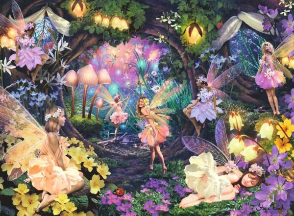 Fairy Garden Glow in the Dark 100 Piece Puzzle