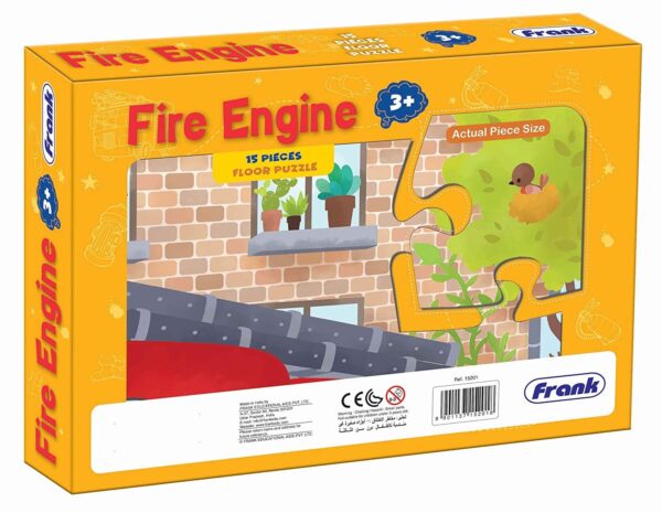 Fire Engine 15 Giant Piece Floor Puzzle