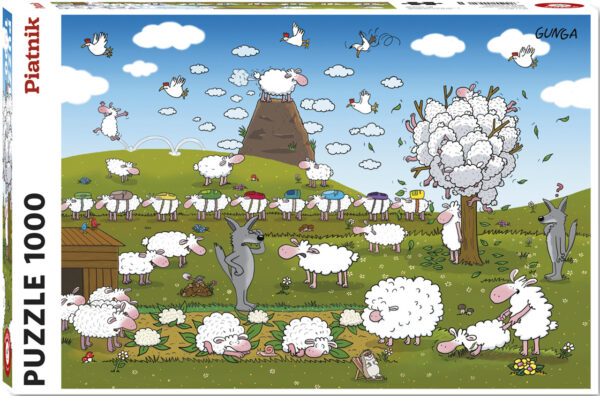 Gunga Sheep in Paradise 1000 Piece Puzzle