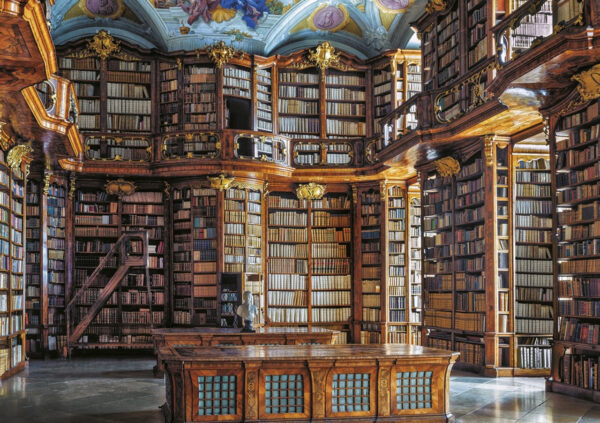 Library Monastery at St Florian 1000 Piece Puzzle