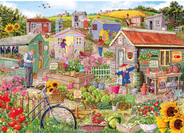 Life on the Allotment 1000 Piece Puzzle