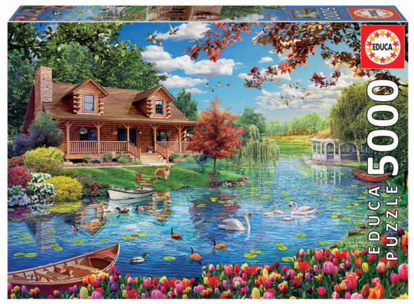 Little House on the Lake 5000 Piece Puzzle