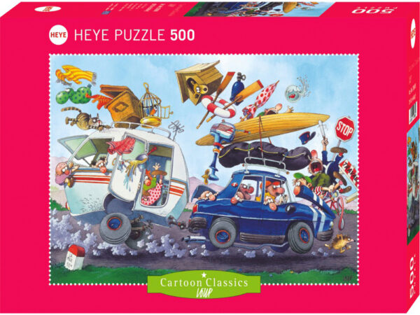 Loup Off on Holiday 500 Piece Puzzle Heye