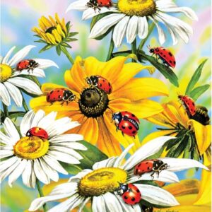 Nature's Calling Ladybugs on Sunflowers 500 XL Piece Puzzle
