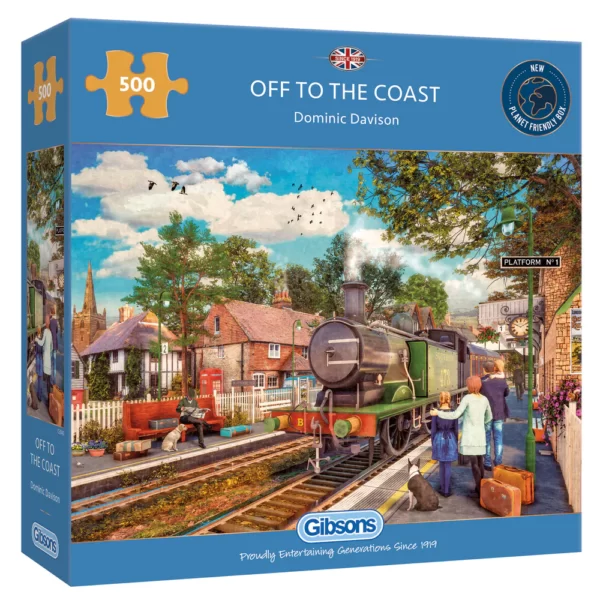 Off To the Coast 500 Piece Puzzle