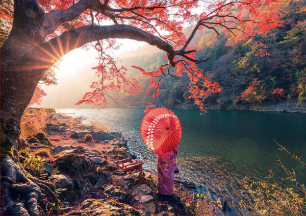 Sunrise in Katsura River Japan 1000 Piece Puzzle