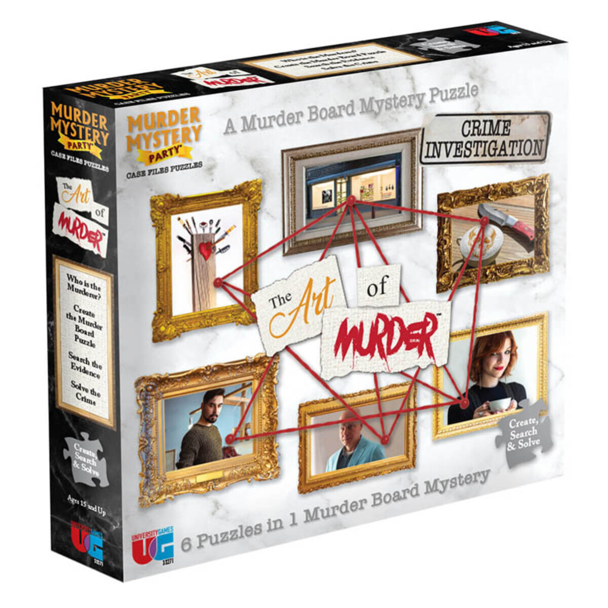 Murder Mystery 3-in-1 Multi-Pack 500 Piece Puzzle Set