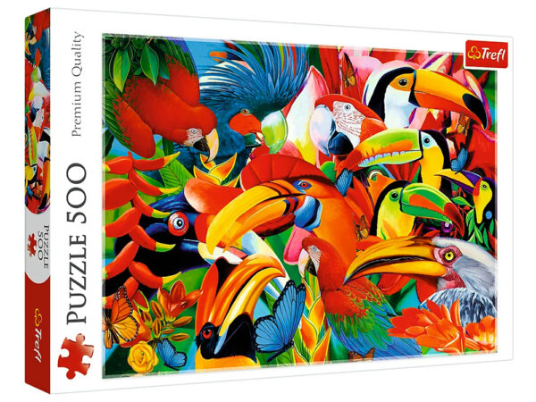Colourful Birds 500 Piece Puzzle