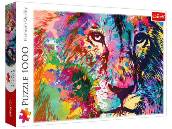 Colourful lion 1000 Piece Puzzle