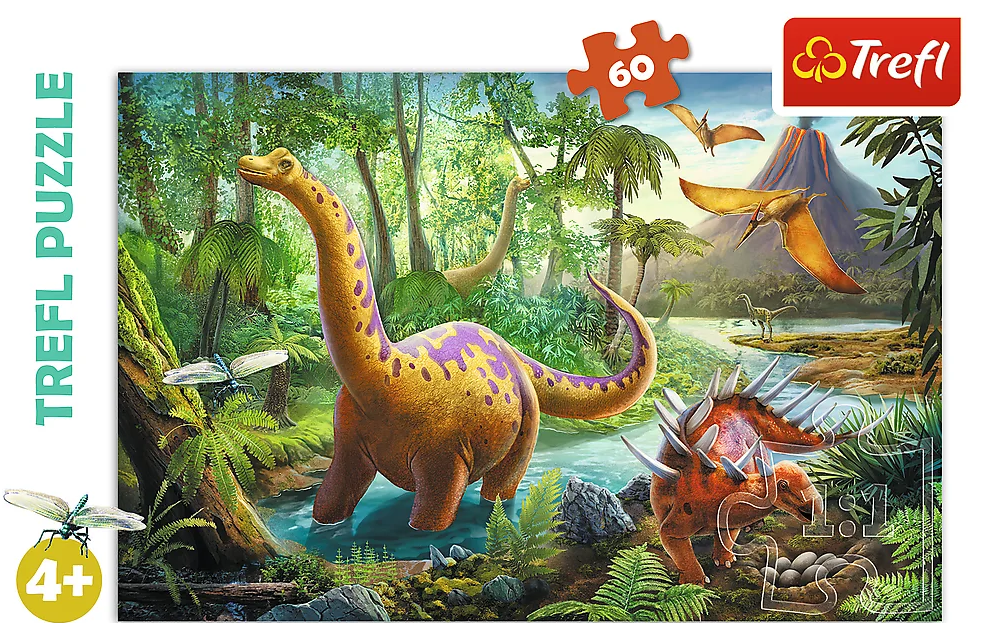 Trefl Dinosaur Migration 60 Piece Jigsaw Puzzle