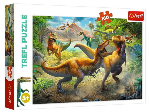 Fighting Tyrannosaurs 160 Piece Puzzle