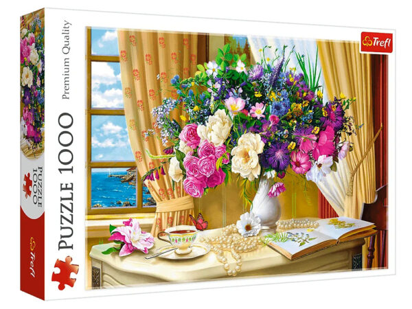 Flowers in the Morning 1000 Piece Puzzle