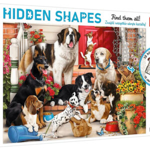 Hidden Shapes - Doggy Fun 1043 Piece Puzzle