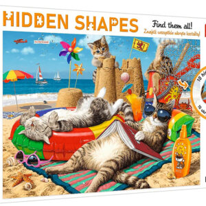 Hidden Shapes Feline Holidays 1011 Piece Puzzle