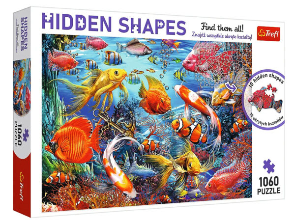 Hidden Shapes - Underwater Life 1060 Piece Puzzle