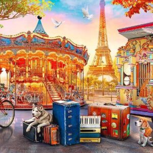 Holidays in Paris 500 Piece Puzzle