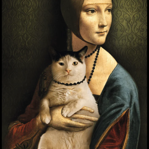 Lady with a Cat 1000 Piece Puzzle