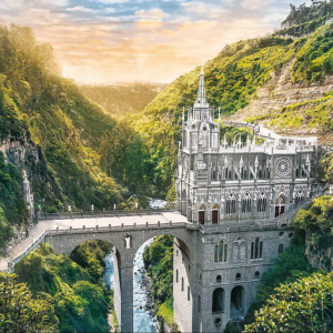 Las Lajas Sanctuary Colombia 1000 Piece Puzzle