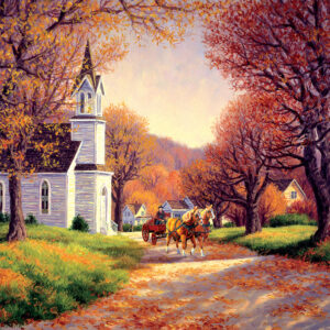 Road by the Church 00 Piece Puzzle