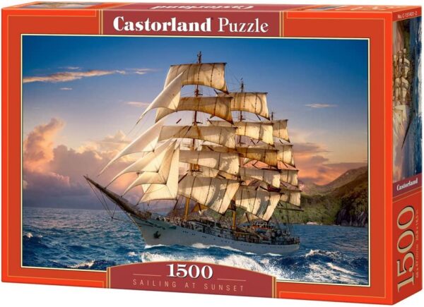 Sailing at Sunset 1500 Piece Puzzle