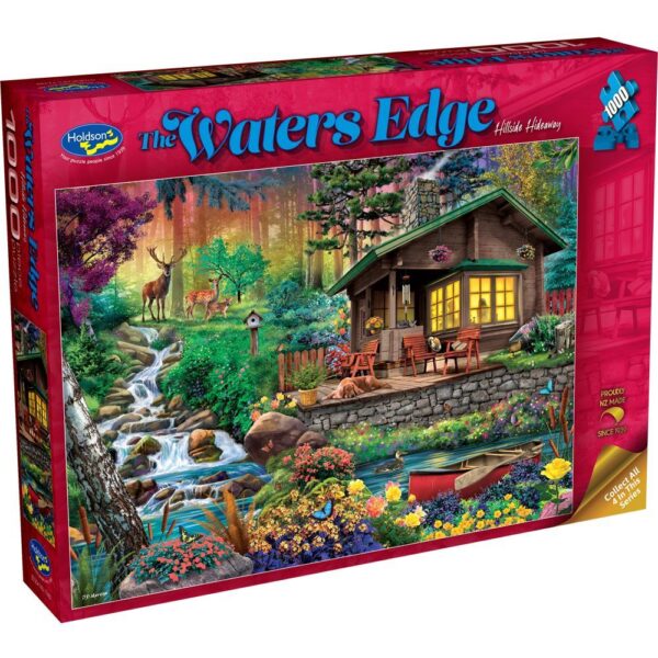 The Waters Edge HIllside Hideaway 1000 Piece Puzzle