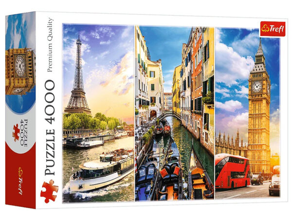Trip Around Europe 4000 Piece Puzzle