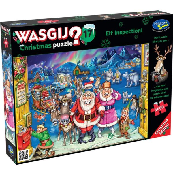 Wasgij Christmas Elf Inspection 1000 Piece Puzzle