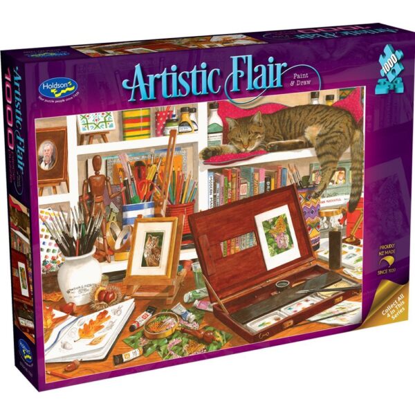 Artistic Flair - Paint & Draw 1000 Piece Puzzle