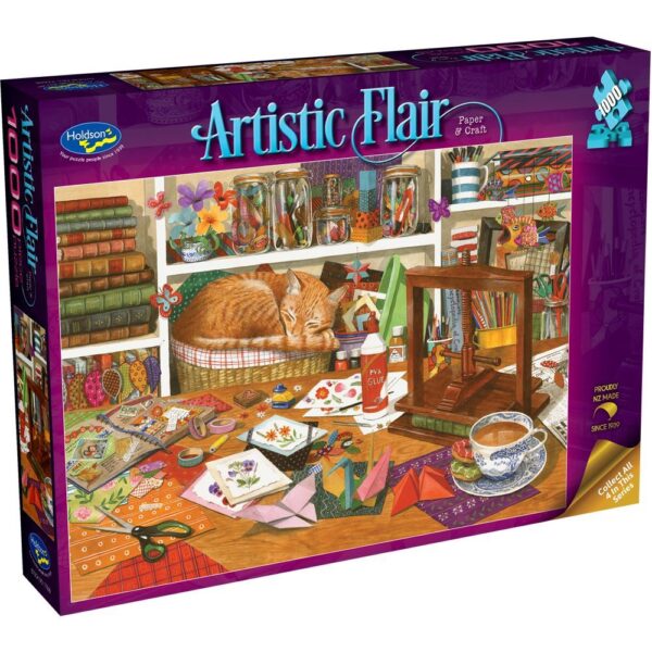 Artistic Flair - Paper & Craft 1000 Piece Puzzle