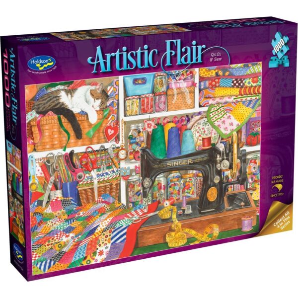 Artistic Flair - Quilt & Sew 1000 Piece Puzzle