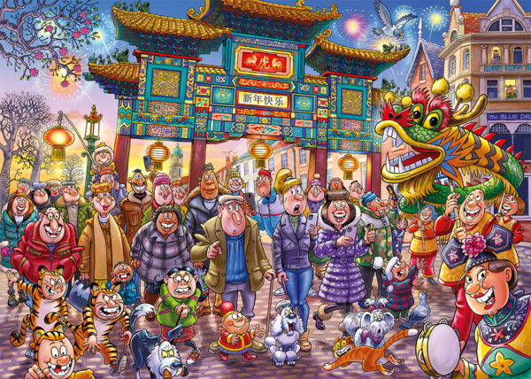Chinese New Year 1000 Piece Puzzle