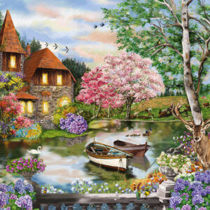 House on the Lake 1000 Piece Puzzle