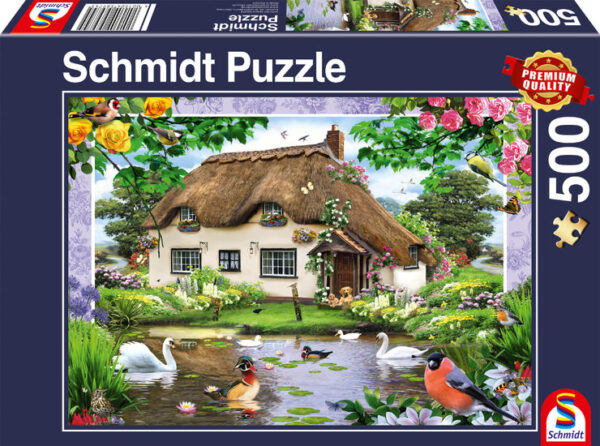Romantic Country House 500 Piece Puzzle