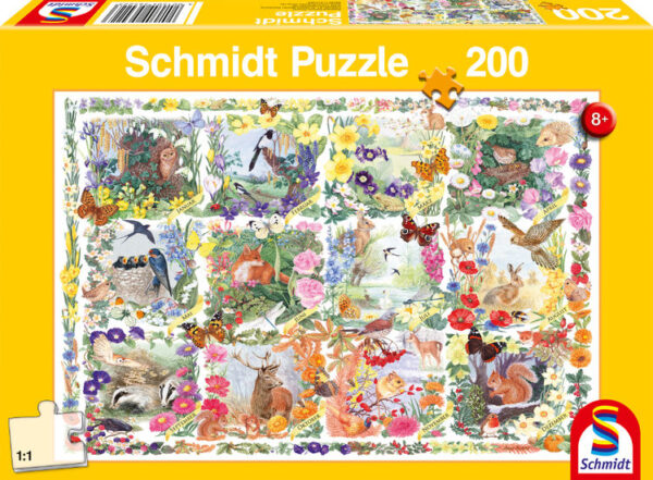 Through The Seasons 200 Piece Puzzle