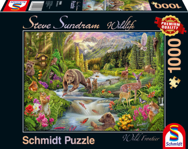 Wild Frontier Forest Animals 1000 Piece Puzzle