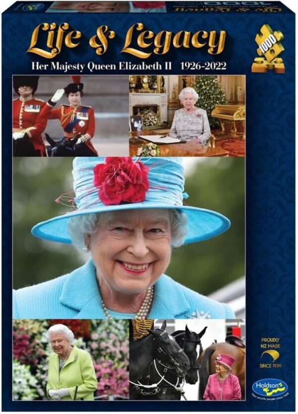 Holdson - HM Queen Elizabeth II Life & Legacy 1000 Piece Puzzle - Image 2