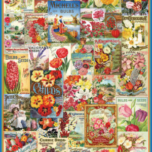 Eurographics - Flowers Seed Catalogue Collection 1000 Piece Puzzle