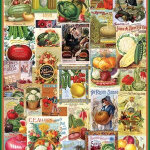 Eurographics - Vegetables Seed Catalogue Collection 1000 Piece Puzzle
