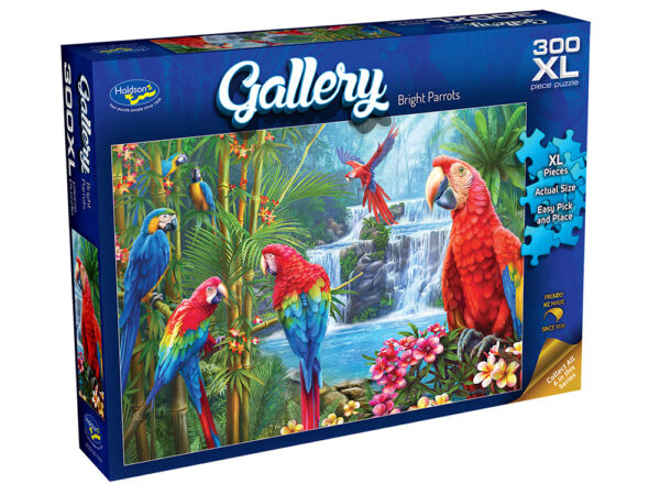 Holdson Bright Parrots 300 XL Piece Puzzle