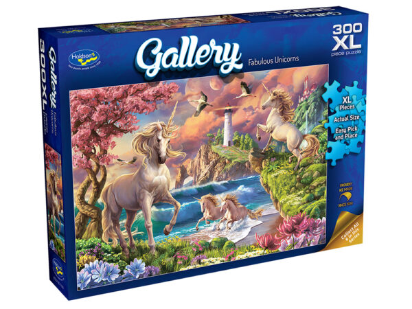Holdson Fabulous Unicorns 300 XL Piece Puzzle
