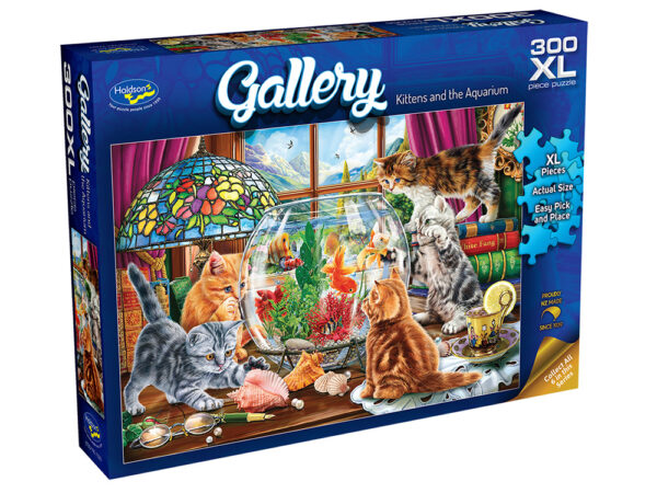 Holdson Kittens and the Aquarium 300 XL Piece Puzzle