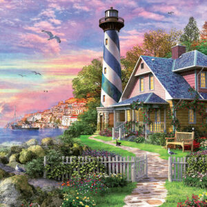 Lighthouse at Rock Bay 1000 Piece Puzzle