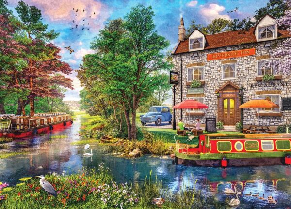 Pub on the Canal 1000 Piece Puzzle