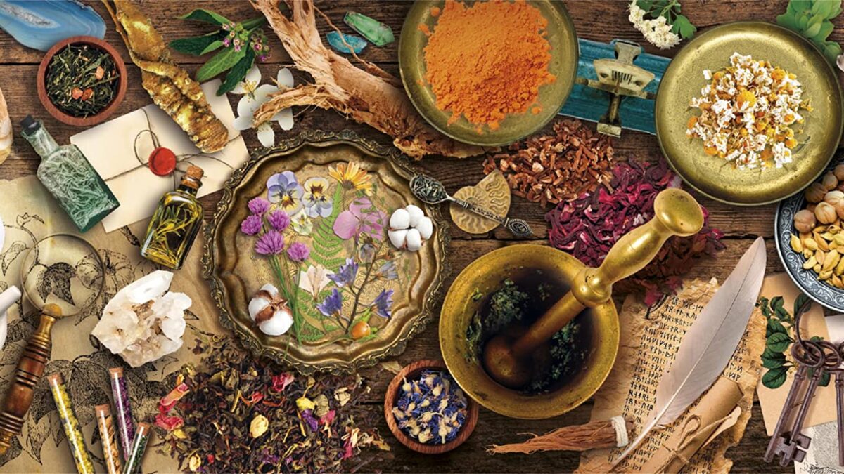 Puzzle Herbalist's table - panorama, 1 000 pieces