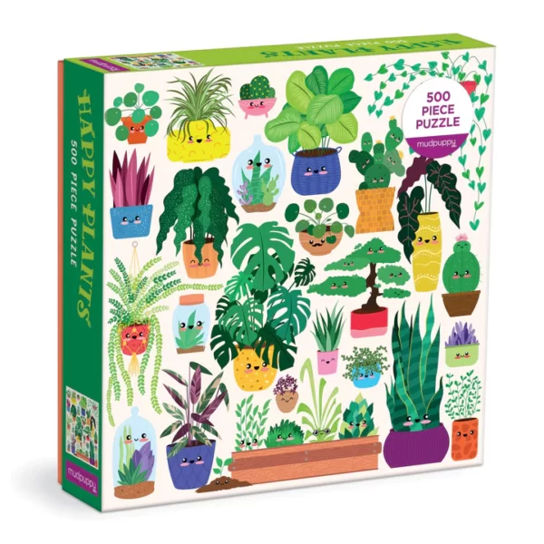 Happy Plants 500 Piece Puzzle