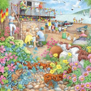 Ravensburger Beach Garden Cafe 1000 Piece Puzzle