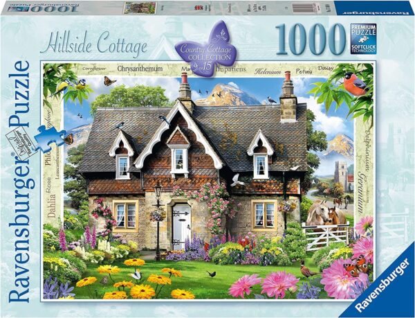 Ravensburger HIllside Cottage 1000 Piece Puzzle