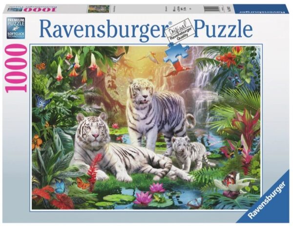 Ravensburger White Tiger 1000 Piece Puzzle